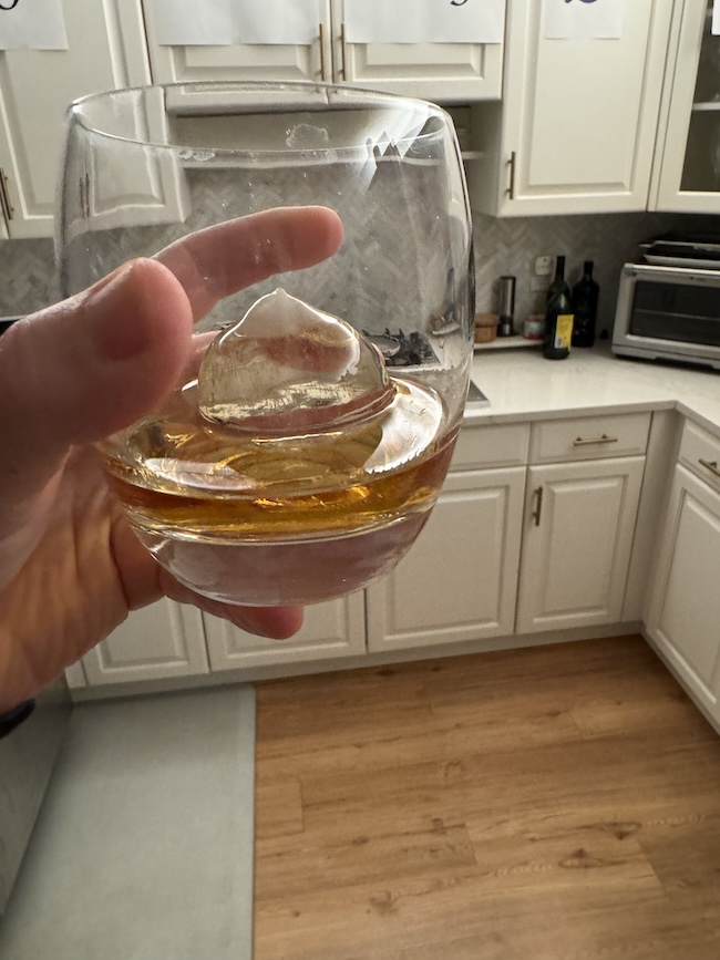 Our new fridge craft ice spheres